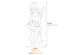 Reading Fairy Garden Ornament Dimensions Diagram