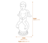 Patient Cherub Garden Ornament Dimensions Diagram