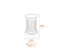 Doric Column Stone Garden Pedestal Dimensions Diagram