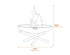 Cook King Indiana 70cm Fire Bowl Dimensions Diagram