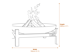 Cookking Panama 70cm Fire Bowl Dimensions Diagram