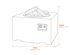 Happy Cocoon 60cm Small Square Black Fire Pit Dimensions Diagram