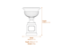 Regency Stone Garden Pedestal Dimensions Diagram