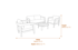 Norfolk Collection Leno Lounge Set Dimensions Diagram