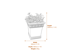 Empire Stone Garden Urn Dimensions Diagram