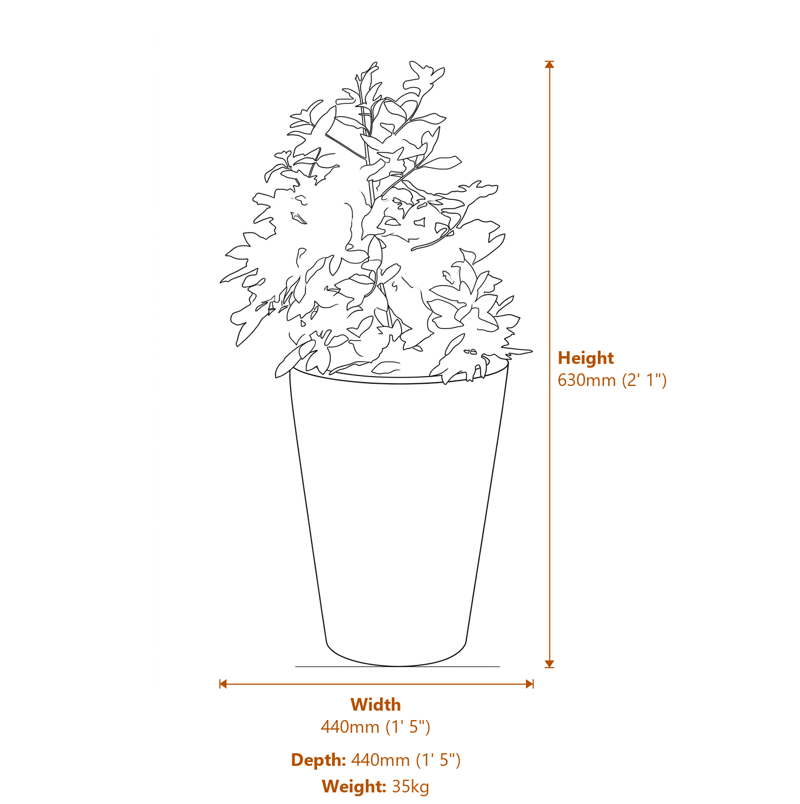 Garden Decor Dimensions Diagram