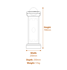 Brass Sundial on Rococo Stone Garden Pedestal Dimensions Diagram