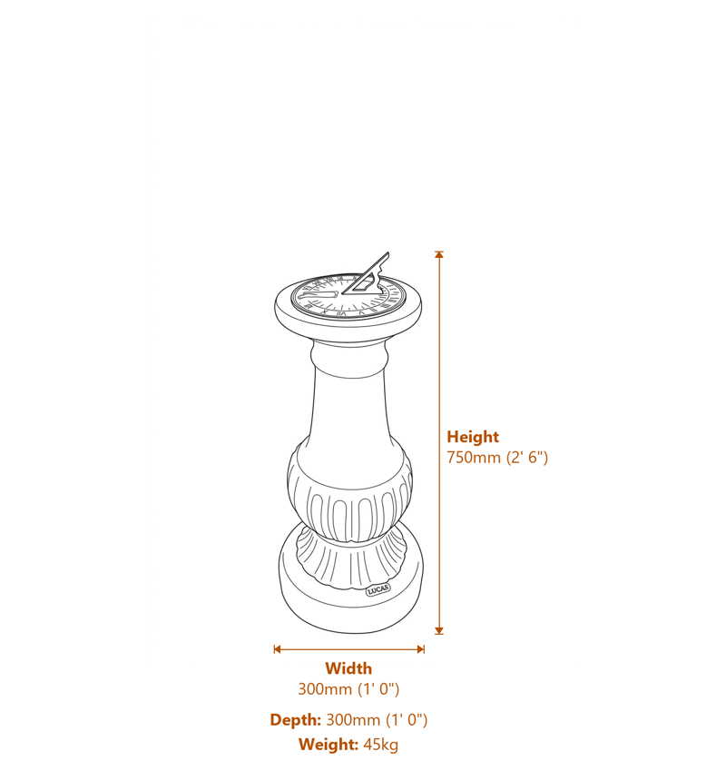 Garden Decor Dimensions Diagram