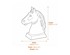 Horses Head Stone Statue Dimensions Diagram