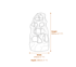 Amber Caves Self Contained Water Feature Dimensions Diagram