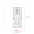 Heavenly Buddha Self Contained Water Feature  Dimensions Diagram