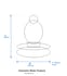 Ushnisha Self Contained Water Feature Dimensions Diagram