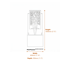 Oak Self Contained Water Feature Dimensions Diagram