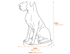 Male Great Dane Statue Dimensions Diagram