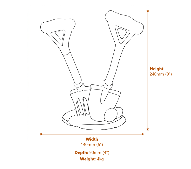 Garden Decor Dimensions Diagram
