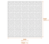 Mosaic Steel Decorative Garden Screen 1.8m Dimensions Diagram