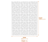 Mosaic Steel Decorative Garden Screen 0.7m Dimensions Diagram