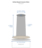 Drilled Basalt Column Water Feature 50cm Dimensions Diagram