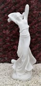 Poppy Garden Statue in White - Original View