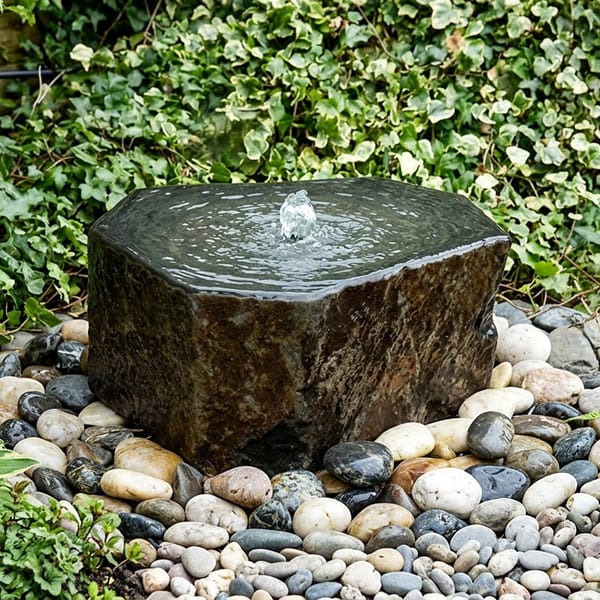 Babbling Basalt Column Water Feature