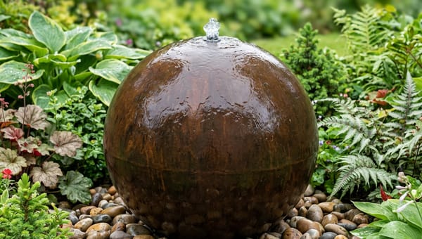 Modern Water Features UK: Corten, Sphere & Monolith Designs