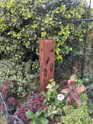 Eastern Connections Wild Meadow Steel Garden Column 90cm detail 2