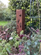 Eastern Connections Wild Meadow Steel Garden Column 90cm detail 3