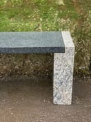 Epsom Two Tone Granite Bench Large