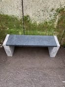 Large Epsom Two Tone Granite Bench