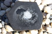 Drilled Basalt Column Water Feature