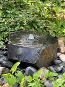 Hexagonal Basalt Garden Water Feature