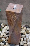 Twisted Chills Rainbow Sandstone Water Feature Original