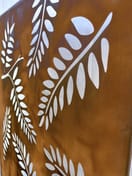 Fern Steel Decorative Garden Panel
