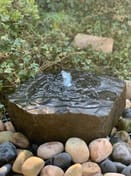 Rippled Basalt Garden Fountain