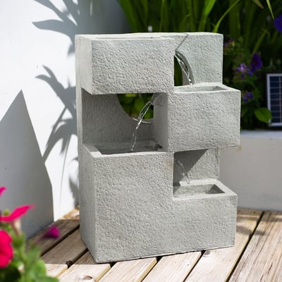 Cubed Solar, Matt's pick small water feature for a balcony