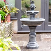 Traditional Solar Powered 3 Tier Water Feature