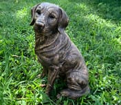 Large Labrador Garden Ornament in Bronze - Original