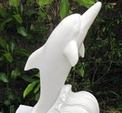 Leaping Dolphin Garden Statue