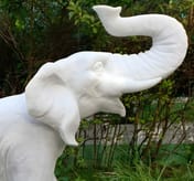 Roaring Elephant Garden Statue