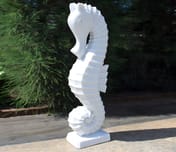 Large Seahorse Garden Ornament - Original Photo