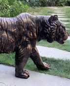 Tiger Garden Statue in Bronze