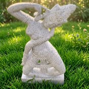 Aspara Garden Ornament Apsara Dancer in Garden Setting
