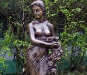 Iris Garden Statue Bronze