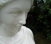 Extra Large Hebe Goddess Garden Statue in White