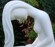 Fortuna Garden Statue in White