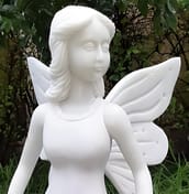 Curtseying Fairy Garden Statue