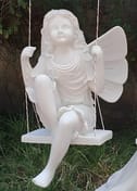 Fairy on a Swing Garden Statue