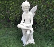 Reading Fairy Garden Ornament Original