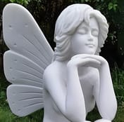 Sitting Fairy Garden Statue