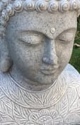 Champa Head Bust Garden Statue